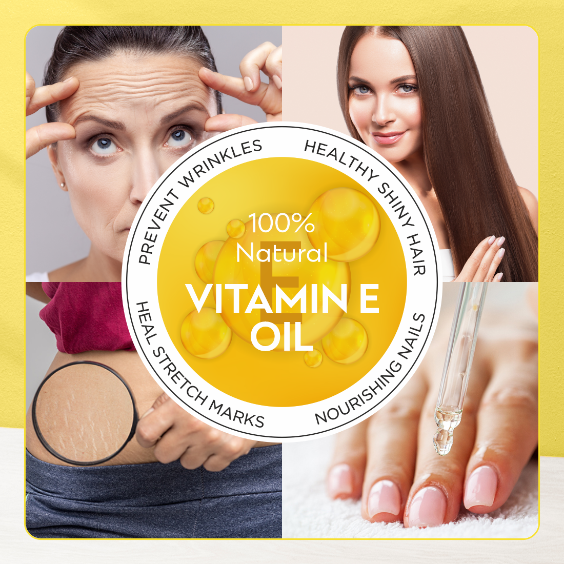 100% Natural Vitamin E Oil 100ml