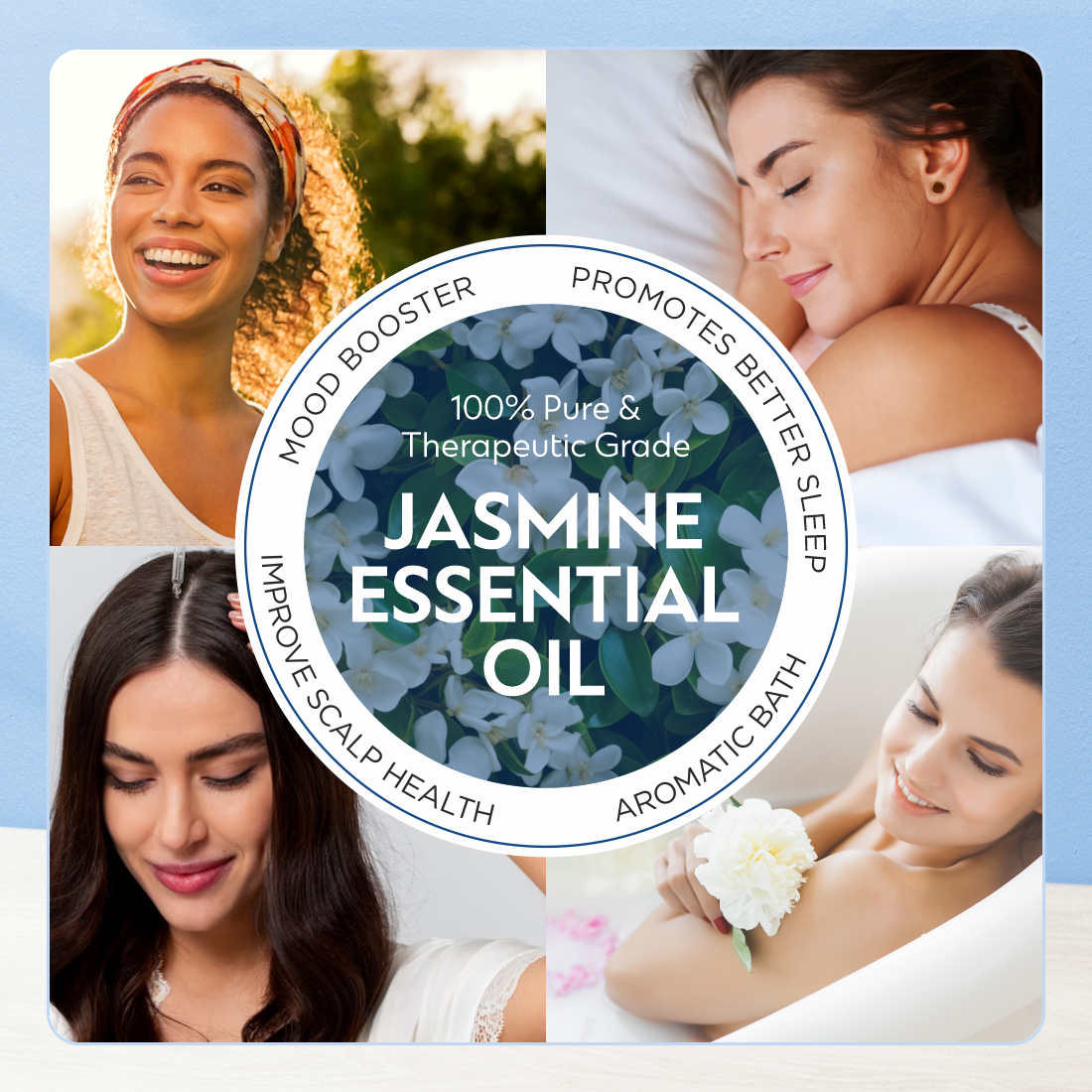 100% Natural Jasmine Essential Oil 10ml