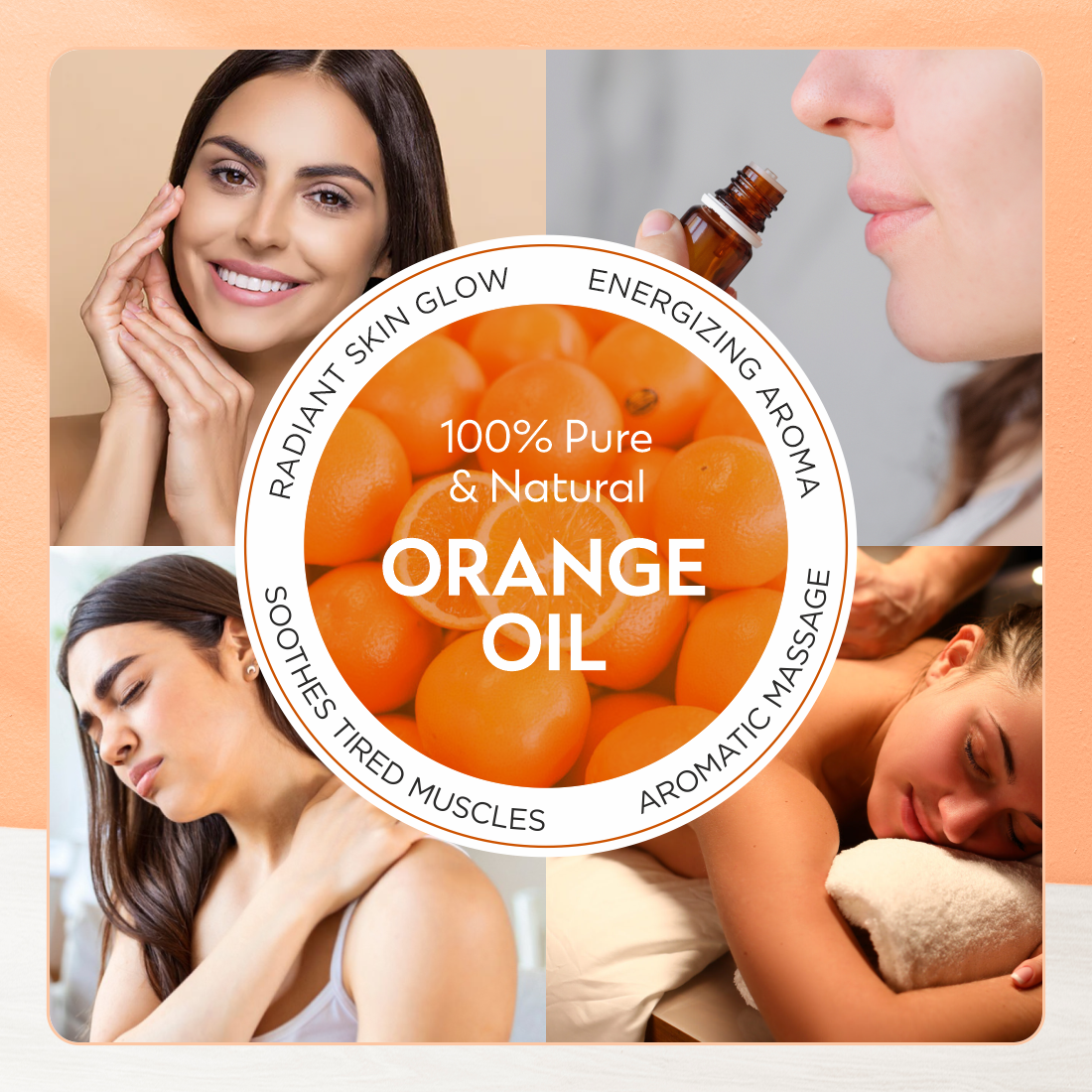 100% Natural Orange Oil For 100ml