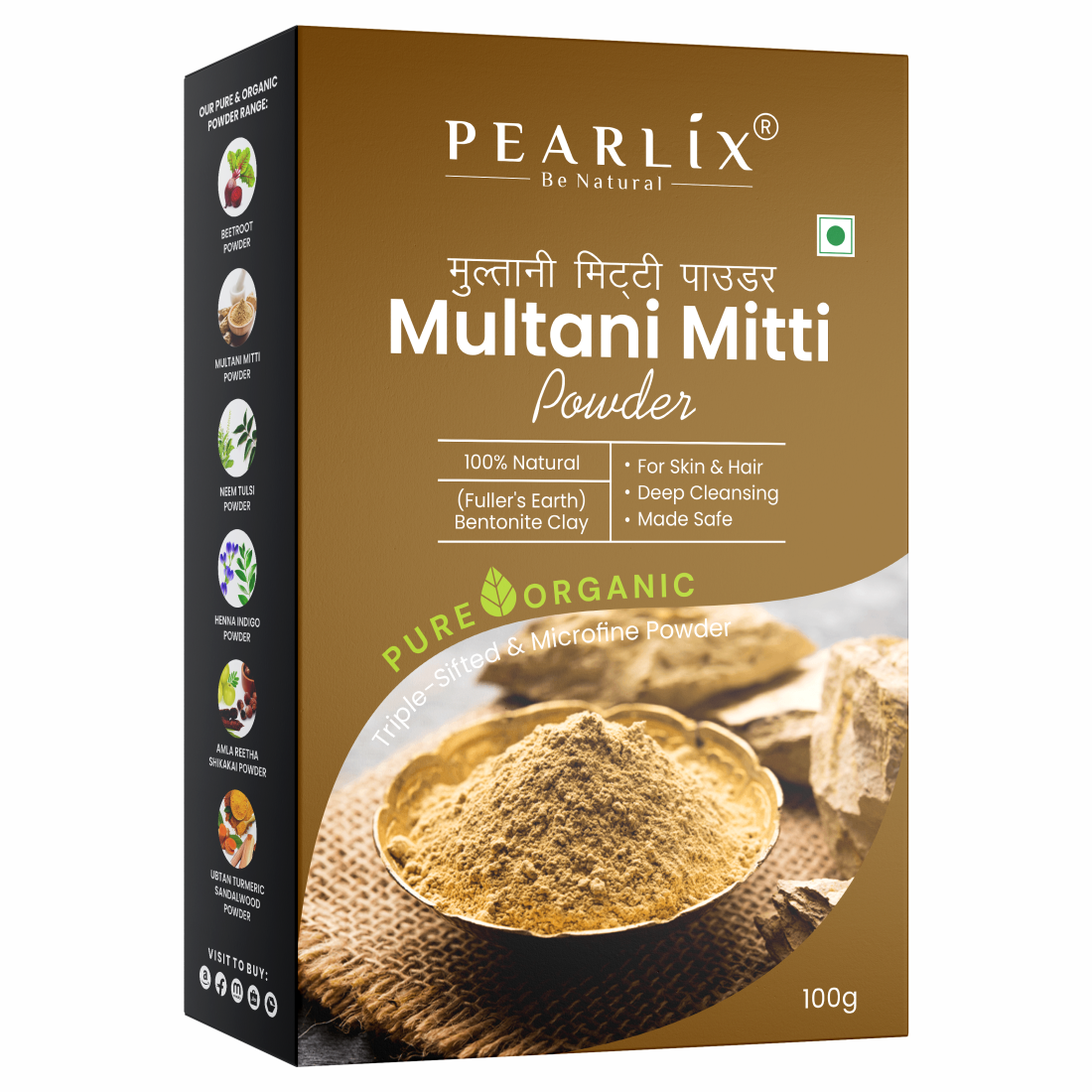 100% Organic Multani Mitti Powder 100gm