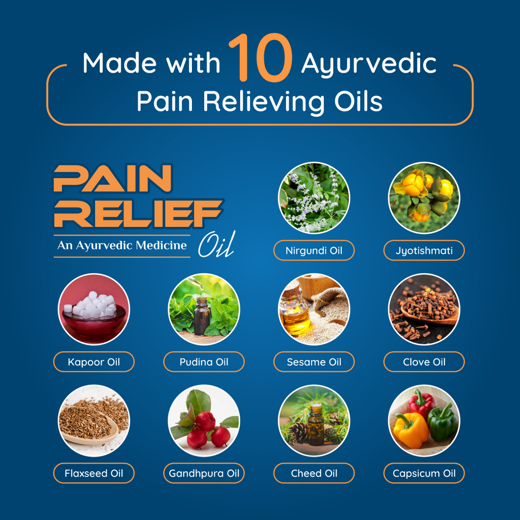 100% Natural Pain Relief Oil 30ml
