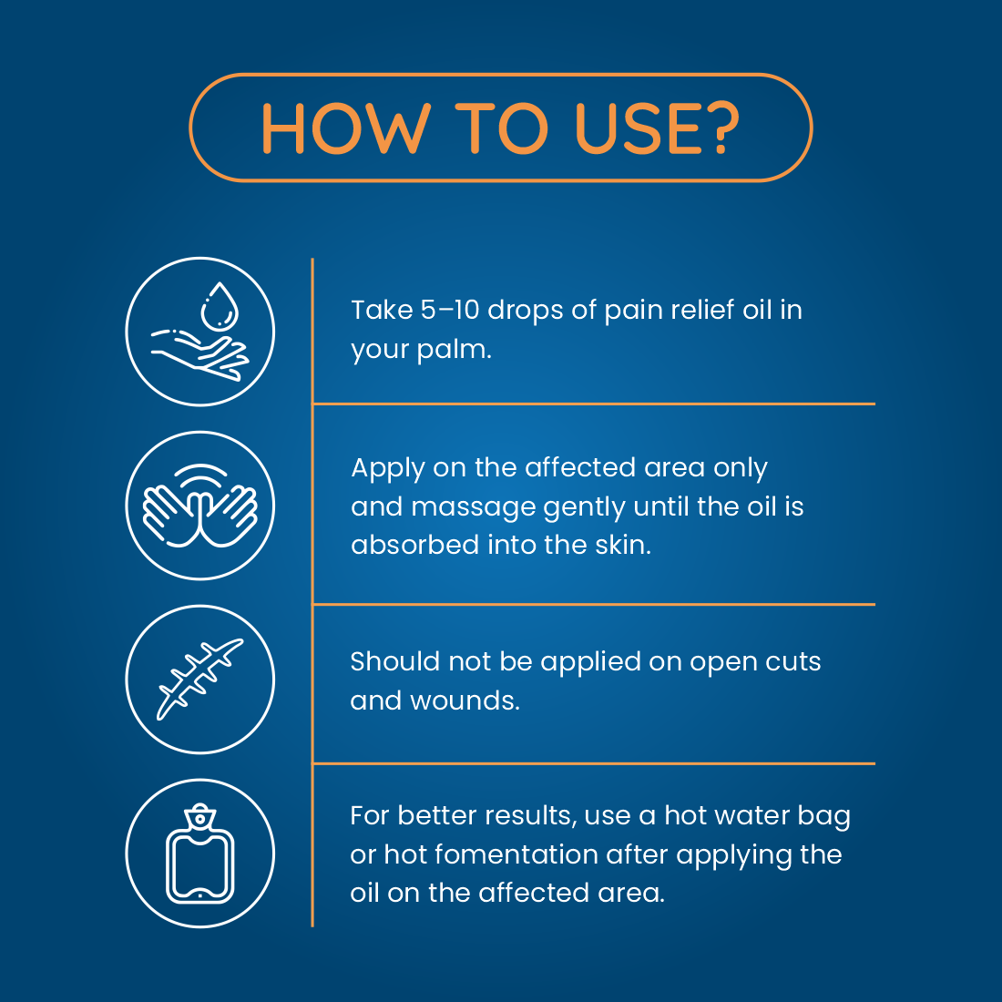 100% Natural Pain Relief Oil 30ml