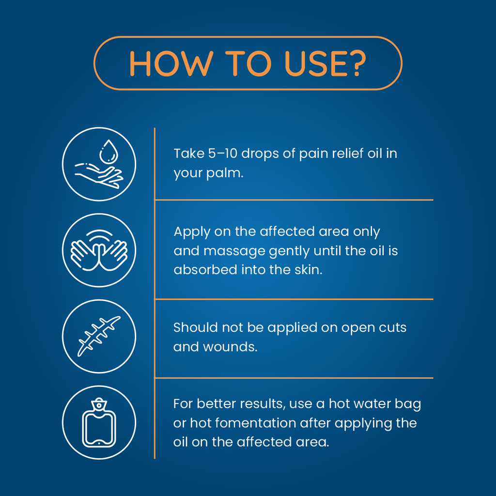 100% Natural Pain Relief Oil 30ml