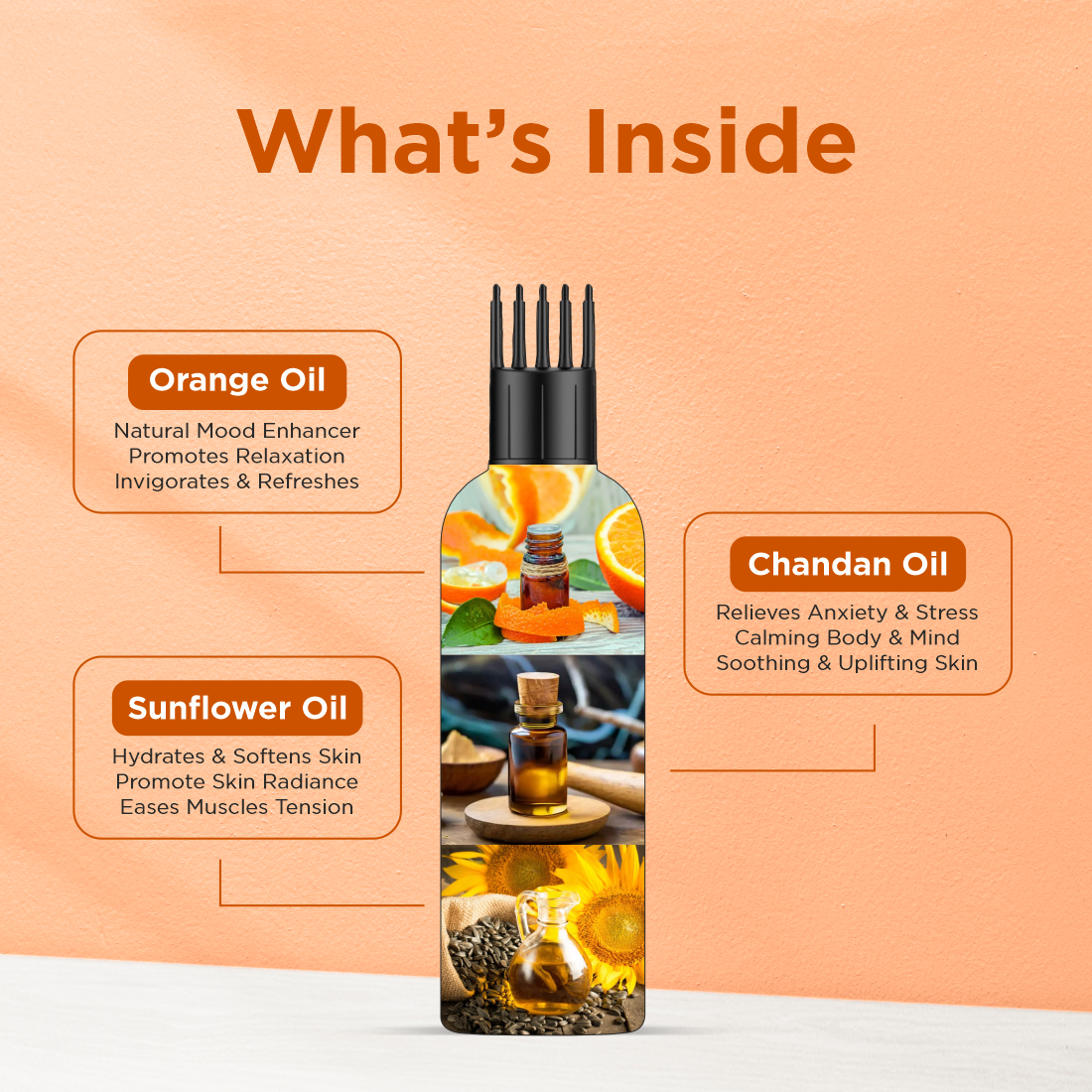 100% Natural Orange Oil For 100ml