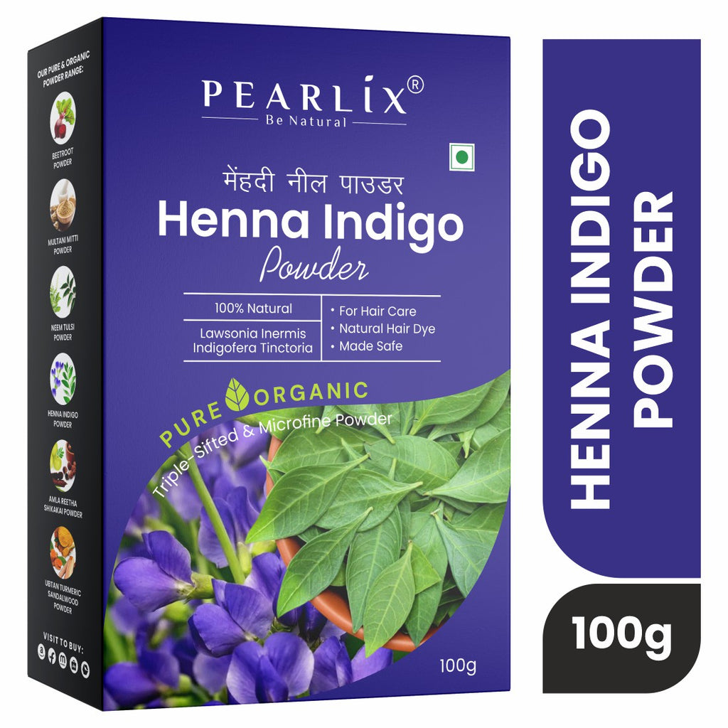 100% Organic Henna Indigo Powder 100gm