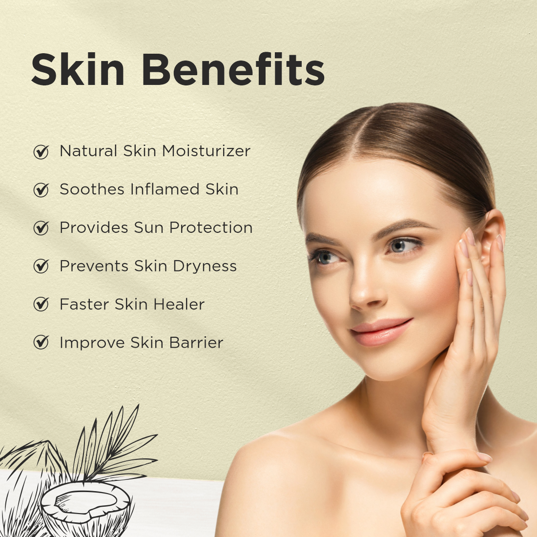 100% Natural Coconut Oil 100ml