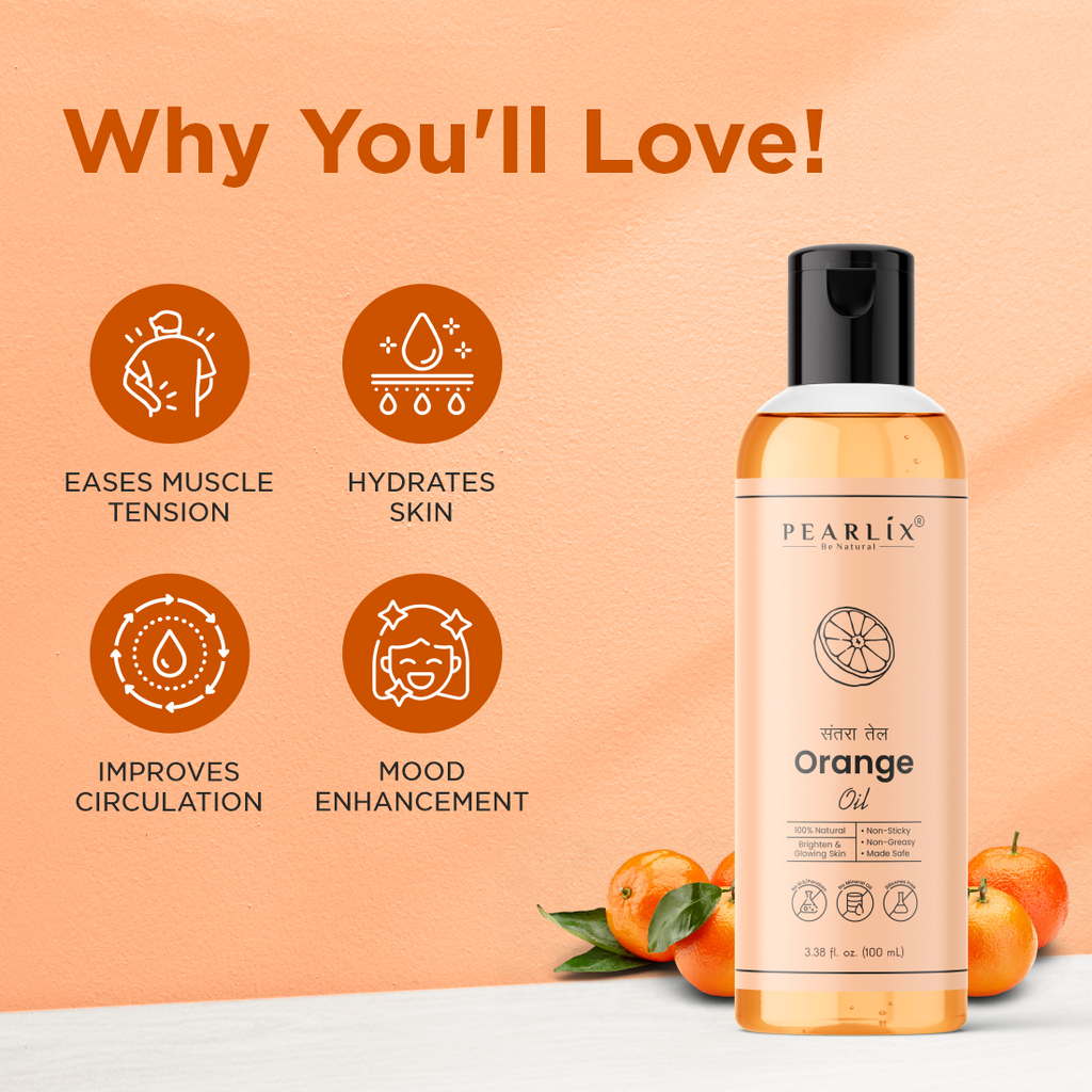 100% Natural Orange Oil For 100ml