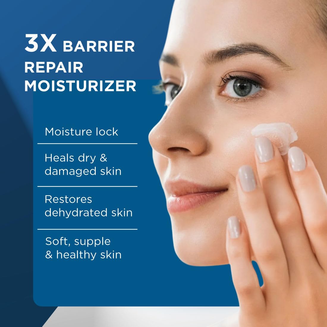 PEARLIX BE NATURAL Niacinamide & Hyaluronic Acid Face Moisturizer Cream for Plumping and Hydrating Skin | Anti-Aging Face Moisturizer for Dry Skin | Non-Greasy & Oil Free Cream | 100g