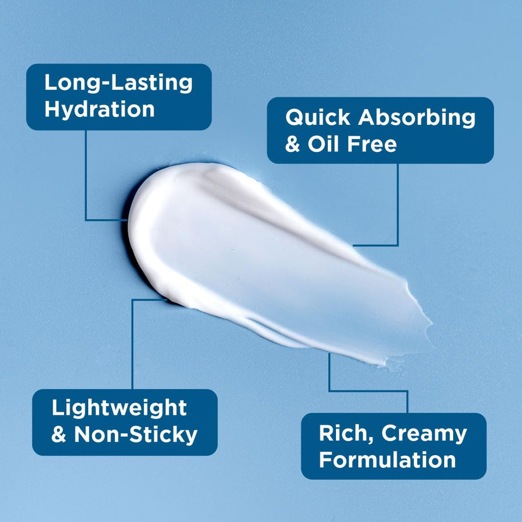 PEARLIX BE NATURAL Niacinamide & Hyaluronic Acid Face Moisturizer Cream for Plumping and Hydrating Skin | Anti-Aging Face Moisturizer for Dry Skin | Non-Greasy & Oil Free Cream | 100g