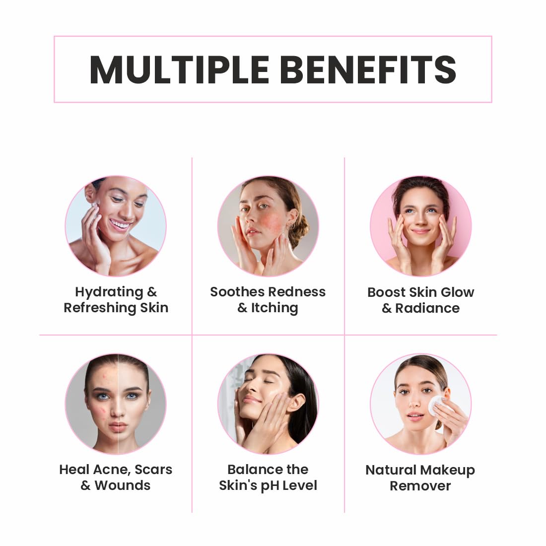 Pearlix® 100% Natural Rose Water Herbal Skin Toner| Keeps skin scented and moisturized| Maintain skin's pH balance| Prevents acne| Suitable for All Skin Types (100ml Pack of 1)