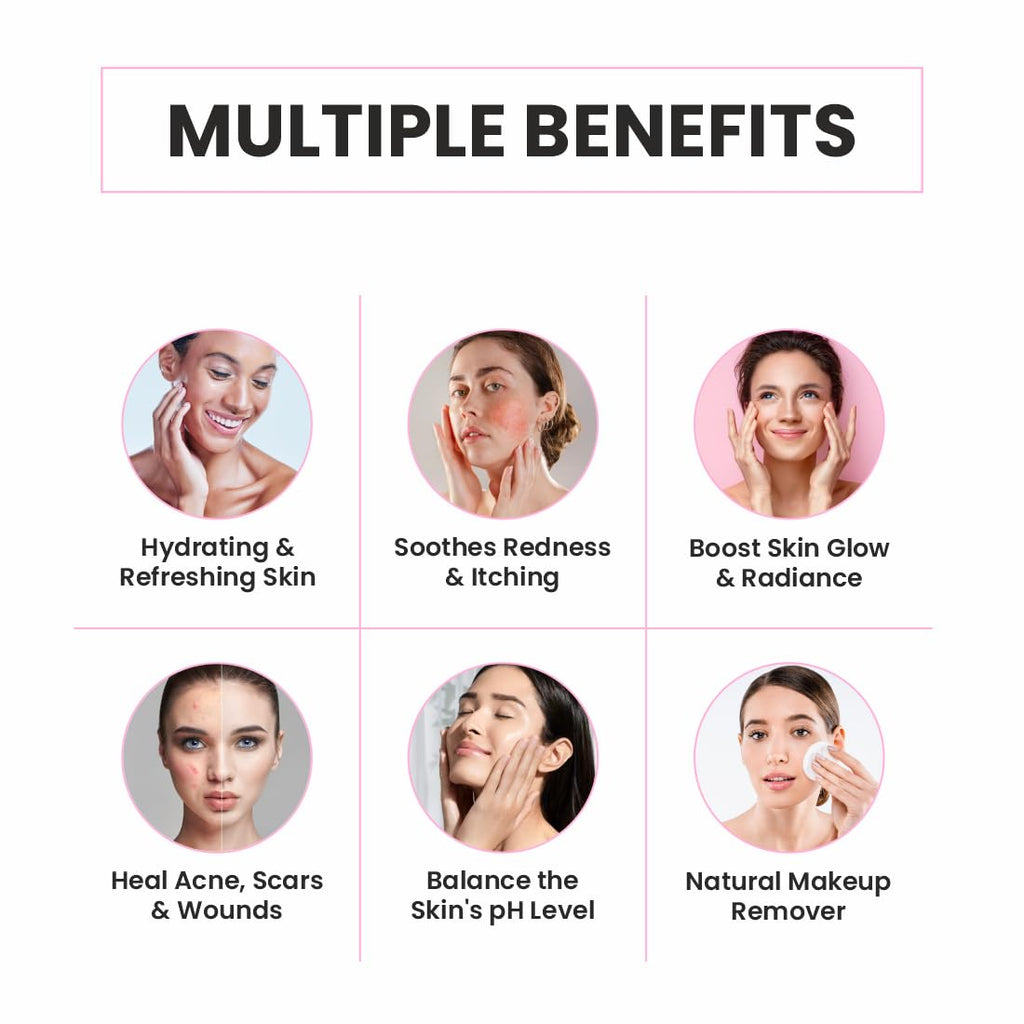 Pearlix® 100% Natural Rose Water Herbal Skin Toner| Keeps skin scented and moisturized| Maintain skin's pH balance| Prevents acne| Suitable for All Skin Types (100ml Pack of 1)