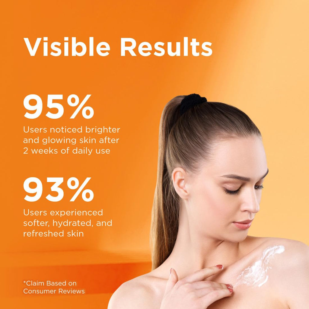 PEARLIX BE NATURAL VITAMIN C Body Lotion Daily Visibly Boost Glow Body Lotion for Dry Skin, Suitable for Winters & Summer Benefits & Deep Hydration, Moisturizer for Body 200ml