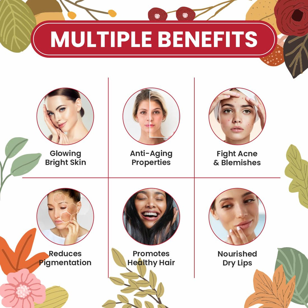 Pearlix® 100% Pure Organic Beetroot Powder for Skin & Hair | Anti- Aging | Healthy Hair | Fight Acne | Nourished Dry Lips | Face Pack For Glowing Skin (100 g, Beetroot)