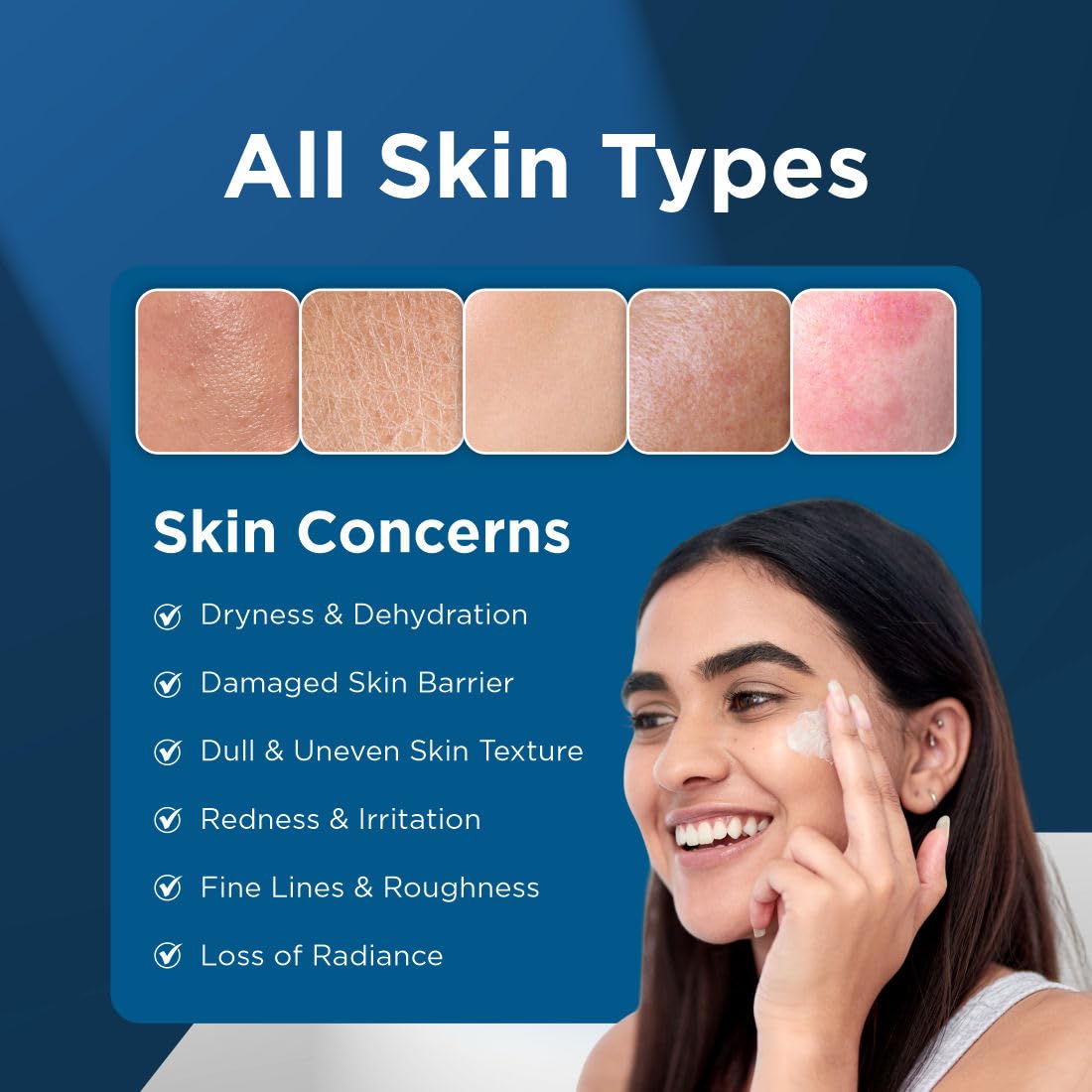 PEARLIX BE NATURAL Niacinamide & Hyaluronic Acid Face Moisturizer Cream for Plumping and Hydrating Skin | Anti-Aging Face Moisturizer for Dry Skin | Non-Greasy & Oil Free Cream | 100g