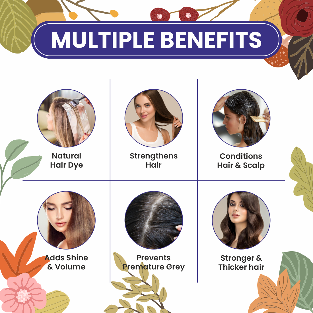 100% Organic Henna Indigo Powder 100gm