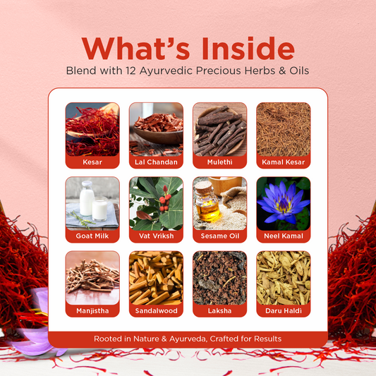 100% Natural Kumkumadi Tailam Oil 10ml