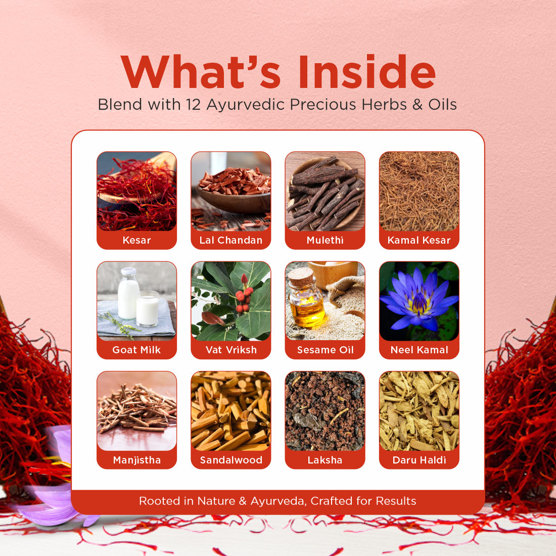 100% Natural Kumkumadi Tailam 100ml