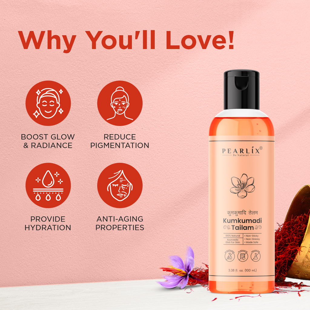 100% Natural Kumkumadi Tailam 100ml