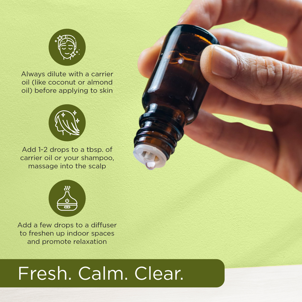 100% Natural Lemongrass Essential Oil 10ml