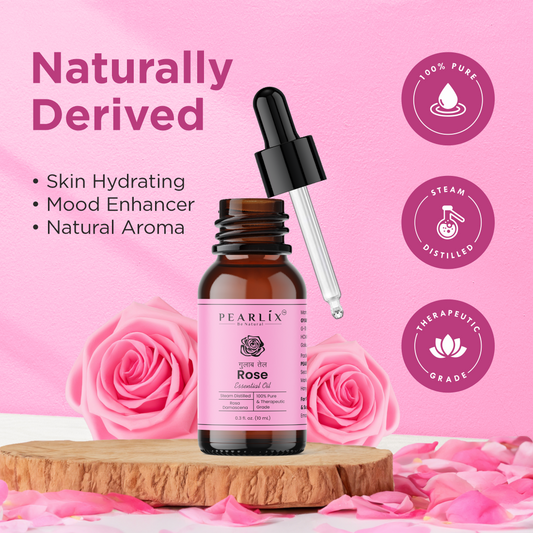 100% Natural Rose Essential Oil 10ml