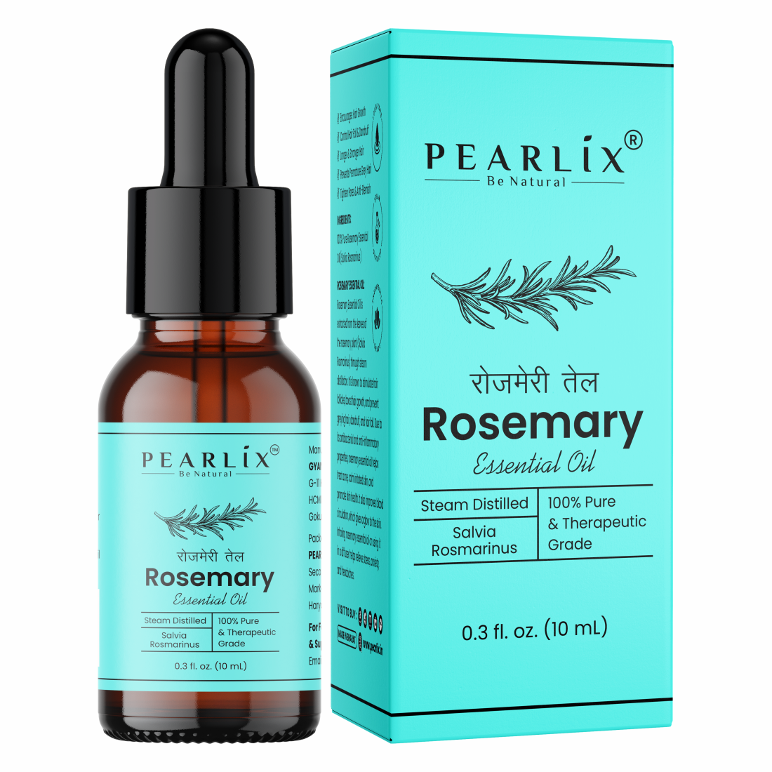 100% Natural Rosemary Essential Oil 10ml