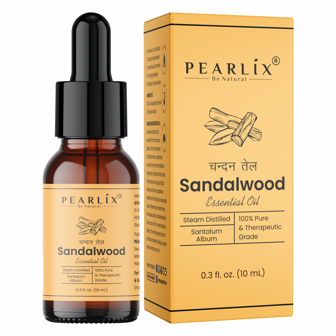 100% Natural Sandalwood Essential Oil 10ml