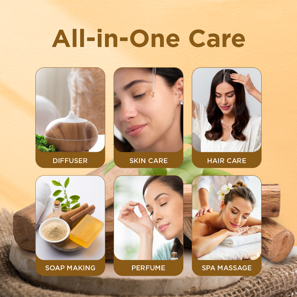 100% Natural Sandalwood Essential Oil 10ml