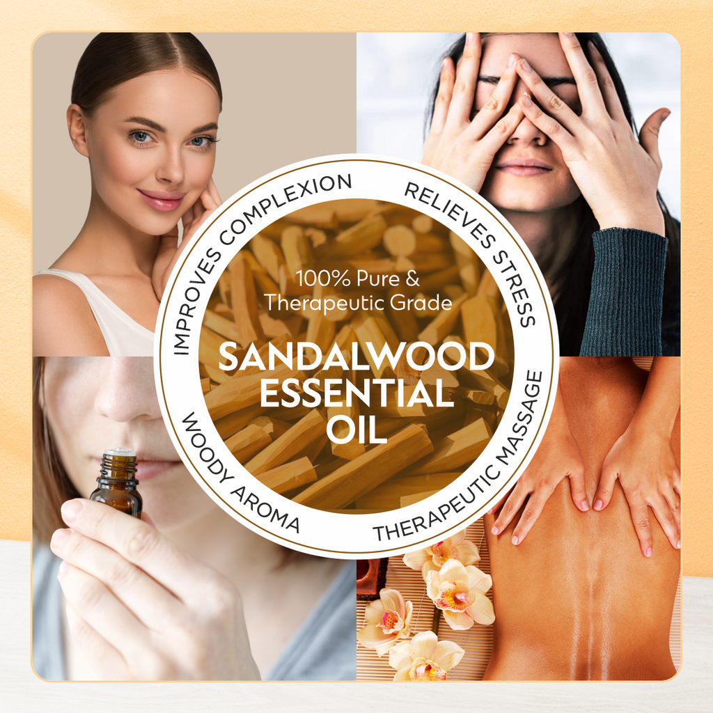 100% Natural Sandalwood Essential Oil 10ml